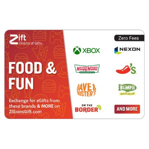 Zift - Zillions of Gifts $50 Food & Fun eGift Card [Digital]