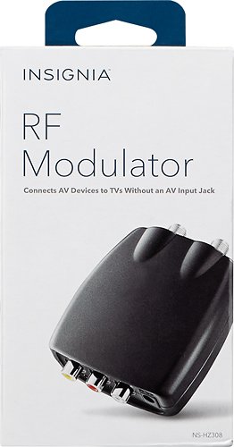 Insignia™ RF Modulator - Black WORLDWIDE DELIVERY