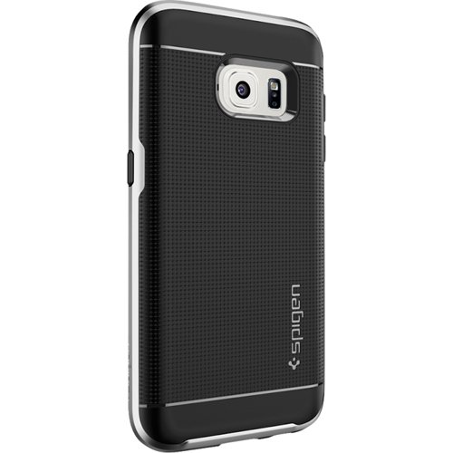 Spigen - Neo Hybrid Case for Samsung Galaxy S7 Cell Phones - Satin Silver