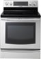 Samsung - 30" Self-Cleaning Freestanding Electric Convection Range - Stainless steel-Front_Standard