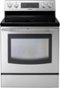 Samsung - 30" Self-Cleaning Freestanding Electric Convection Range - Stainless steel-Front_Standard 