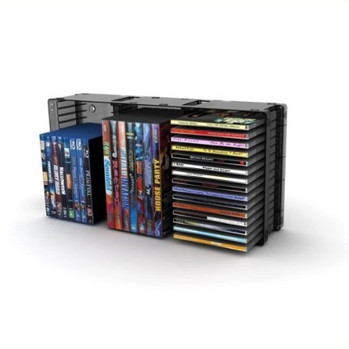  Atlantic - 45-CD/21-DVD/27-Blu-ray Disc Storage Module - Black
