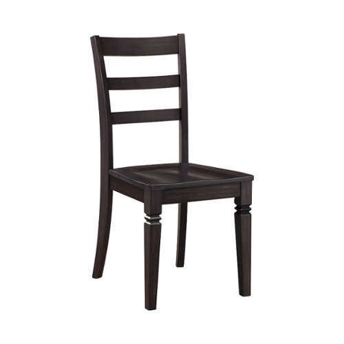 Whalen Furniture - Kendal Wood Desk Chair - Espresso