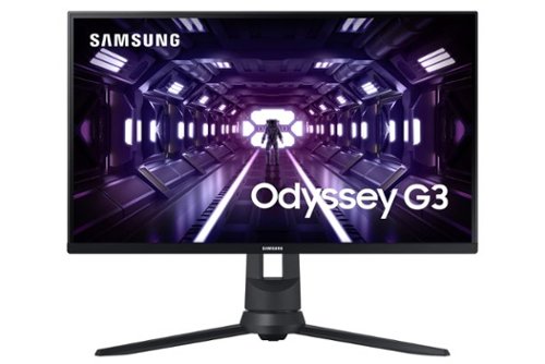 Samsung - Odyssey G3 24" Flat FHD 1ms AMD FreeSync Gaming Monitor - Black-Front_Standard 
