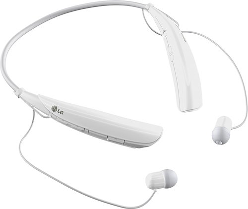  LG - Tone Pro Bluetooth Headset - White
