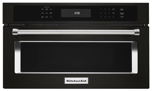 KitchenAid - 1.4 Cu. Ft. Built-In Microwave - Black Stainless Steel