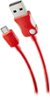 Rocketfish™ - Micro USB Charge/Sync Cable - Red-Front_Standard