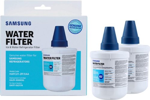  Water Filters for Select Samsung Refrigerators (2-Pack) - White
