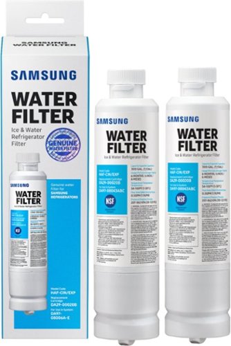  Water Filters for Select Samsung Refrigerators (2-Pack) - White