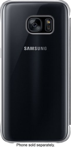  S-View Flip Cover for Samsung Galaxy S7 - Clear Black