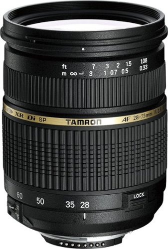  Tamron - SP 28-75mm f/2.8 XR Di Zoom Lens For Canon EF - Black