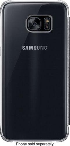  S-View Flip Cover for Samsung Galaxy S7 edge - Clear Black