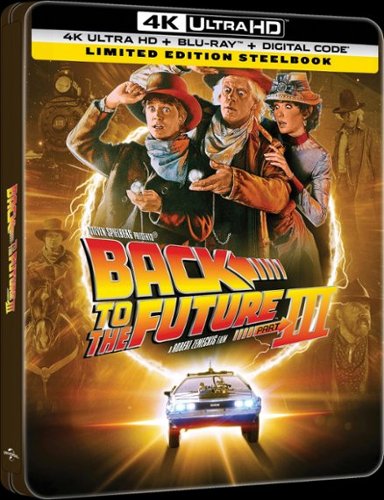 Back to the Future III (Steelbook) 4K Blu Ray [4K Ultra HD Blu ray