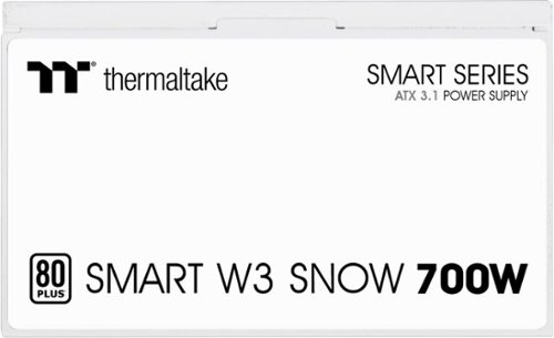 Thermaltake Smart W3 700W 80Plus Certified ATX v3.1 Spec Power Supply - Snow BUY IN EUROPE