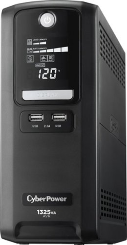 CyberPower - 1325VA Intelligent LCD Battery Back-Up System - Black