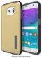 Incipio - DualPro SHINE Case for Samsung Galaxy S6 edge Cell Phones - Gold/Smoke-Front_Standard 