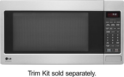  LG - 2.0 Cu. Ft. Full-Size Microwave - Stainless steel
