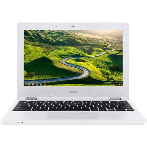  Acer - 11.6&quot; Chromebook - Intel Celeron - 2GB Memory - 16GB eMMC Flash Memory - White