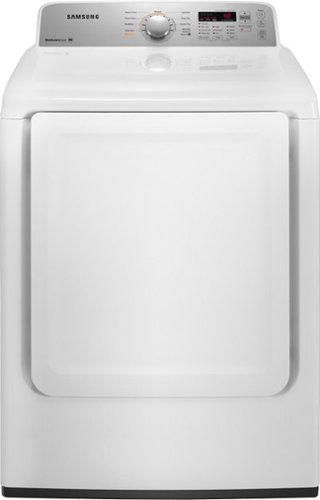  Samsung - 7.2 Cu. Ft. 9-Cycle Ultralarge Capacity Electric Dryer - White