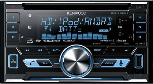  Kenwood - Built-in Bluetooth - In-Dash CD/DM Receiver - Black