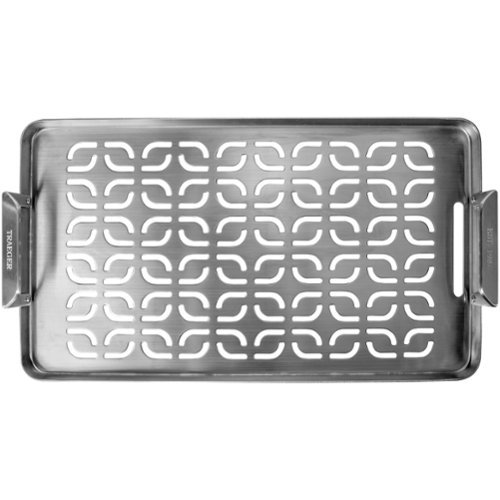 Traeger Grills - ModiFIRE Fish & Veggie Stainless Steel Grill Tray - Silver