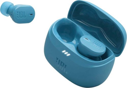 JBL - Tune Buds 2 - True Wireless Noise Cancelling Earbuds Spatial Sound and Smart Ambient Technology, 6 mics for Perfec - Teal-Front_Standard 
