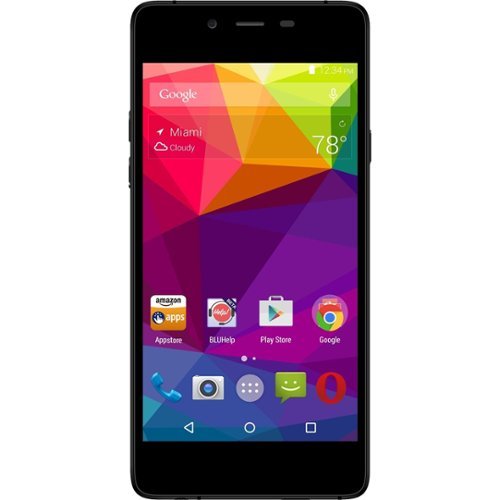  BLU - Vivo Air LTE 4G with 16GB Memory Cell Phone (Unlocked) - Black