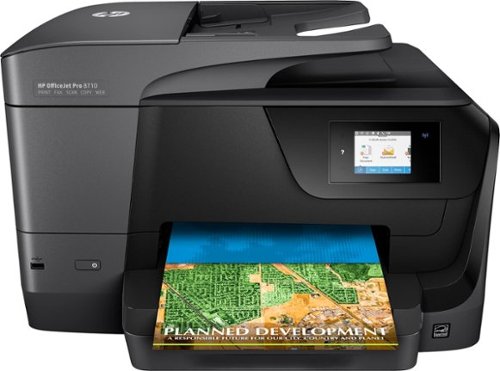  HP - OfficeJet Pro 8710 Wireless All-In-One Instant Ink Ready Printer - Black