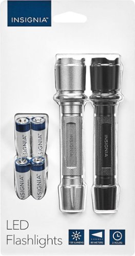 Insignia™ LED Flashlights (2-Pack) HOW TO BUY
