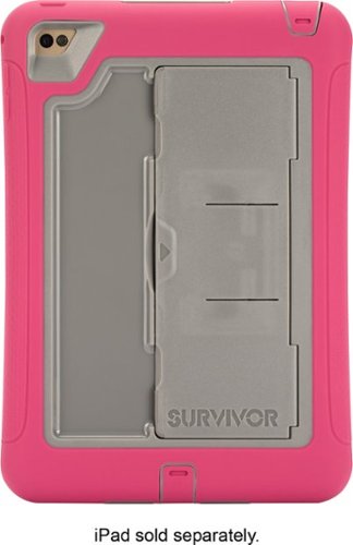  Griffin - Survivor Protective Case for Apple® iPad® mini 4 - Mineral gray/Honeysuckle