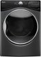 Whirlpool - 7.4 Cu. Ft. 10-Cycle Electric Dryer with Steam - Black diamond-Front_Standard
