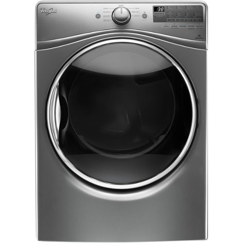 Whirlpool - 7.4 Cu. Ft. 9-Cycle Electric Dryer with Steam - Chrome Shadow-Front_Standard 