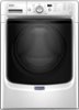 Maytag - 4.3 cu. ft. 8-Cycle High-Efficiency Front Loading Washer - White-Front_Standard