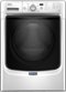 Maytag - 4.3 cu. ft. 8-Cycle High-Efficiency Front Loading Washer - White-Front_Standard 
