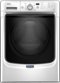 Maytag - 4.3 cu. ft. 8-Cycle High-Efficiency Front Loading Washer - White-Front_Standard