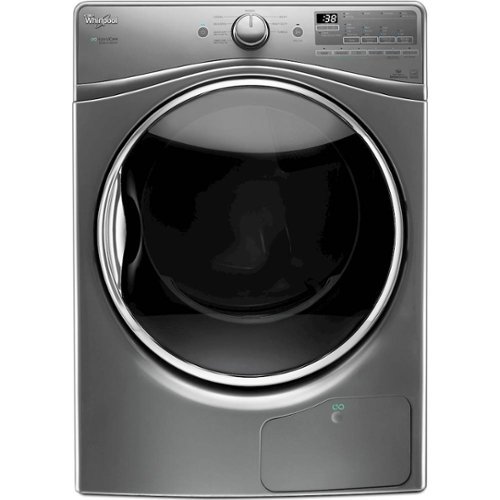  Whirlpool - 7.4 Cu. Ft. 8-Cycle Electric Dryer - Chrome shadow