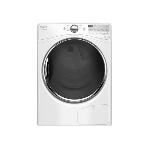  Whirlpool - 7.4 Cu. Ft. 8-Cycle Electric Dryer - White
