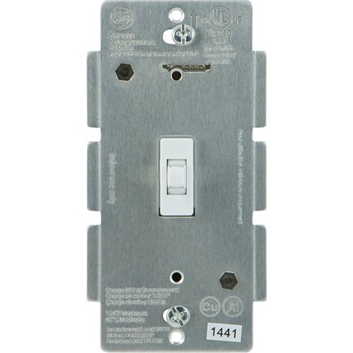  GE - Z-Wave In-Wall Smart Wireless Toggle Switch - White
