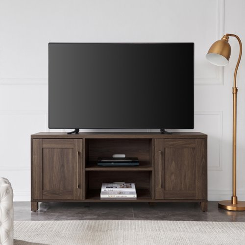 Camden&Wells - Yarmouth TV Stand for Most TVs up to 65" - Coffee Bean-Front_Standard 