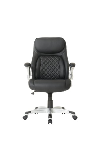 Nouhaus - Posture Ergonomic PU Leather Office Chair  - Black-Front_Standard 