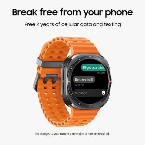 Samsung Galaxy Watch Ultra Titanium Smartwatch 47mm LTE - Free 2 years of data and texting included - Titanium Gray - (2025) GLOBAL SHIPPING