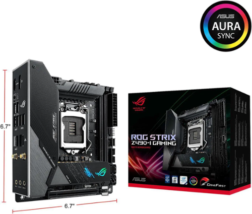 ASUS ROG STRIX Z490 I GAMING (WiFi 6) LGA 1200 (Intel 10th Gen