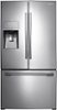 Samsung - 31.6 Cu. Ft. French Door Refrigerator with Thru-the-Door Ice and Water - Stainless steel-Front_Standard