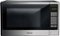 Panasonic - 1.3 Cu. Ft. Mid-Size Microwave - Stainless steel/black/silver-Front_Standard
