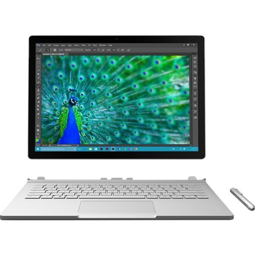  Microsoft - Surface Book 2-in-1 13.5" Touch-Screen Laptop - Intel Core i7 - 16GB Memory - 1TB Solid State Drive - Silver