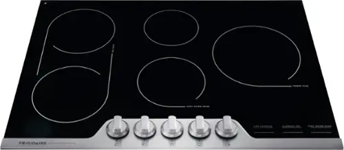 Front. Frigidaire - Professional 30" Electric Cooktop - Stainless Steel.