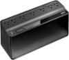 APC - Back-UPS 650VA 7-Outlet/1-USB Battery Back-Up and Surge Protector - Black-Front_Standard