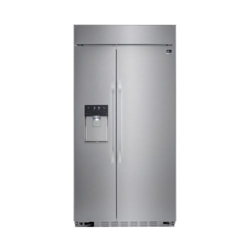 LG - STUDIO Series 25.6 Cu. Ft. Side-by-Side Refrigerator - Stainless steel