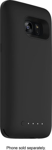  mophie - Juice Pack External Battery Case for Samsung Galaxy S7 edge - Black