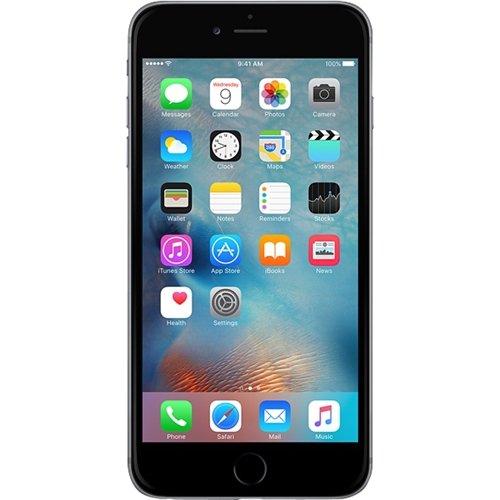  Apple - Refurbished Excellent - iPhone 6 Plus 64GB Cell Phone (Unlocked) - Space Gray